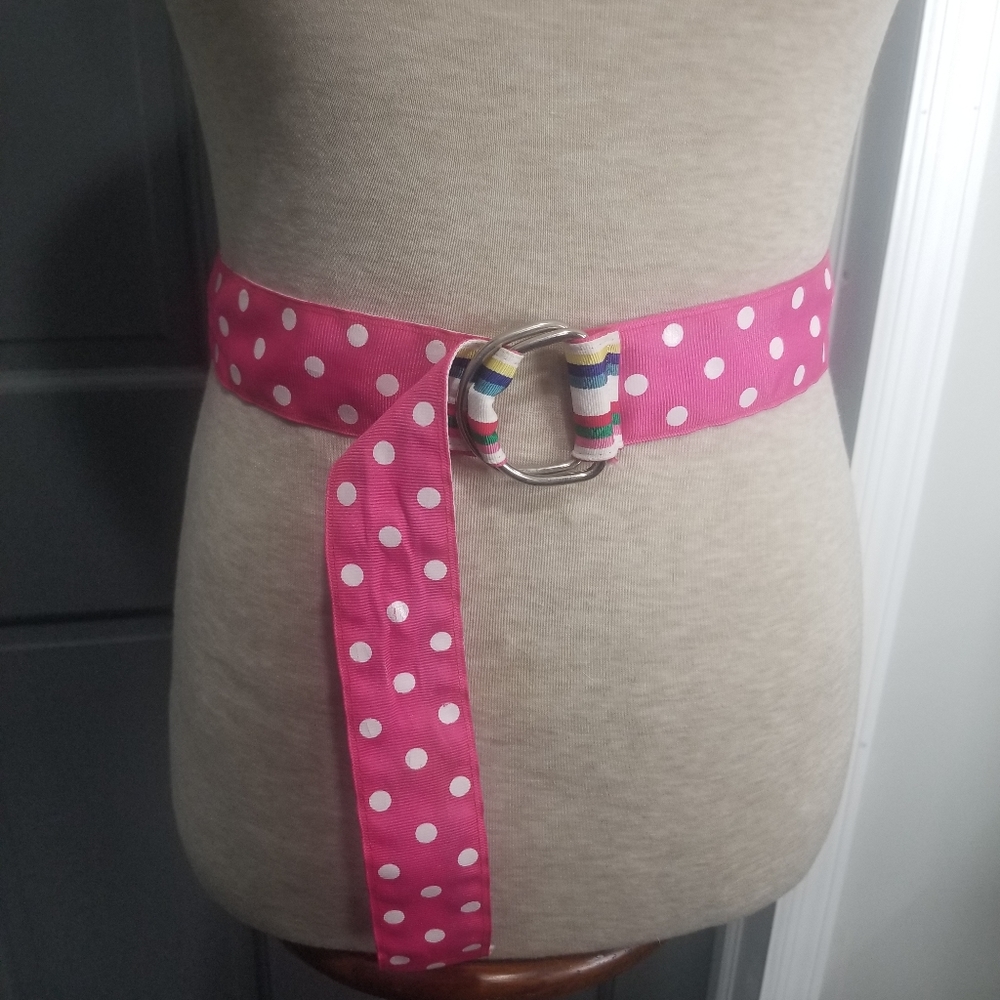 Colorful  Reversible Ribbon Belt - Picture 2 of 6